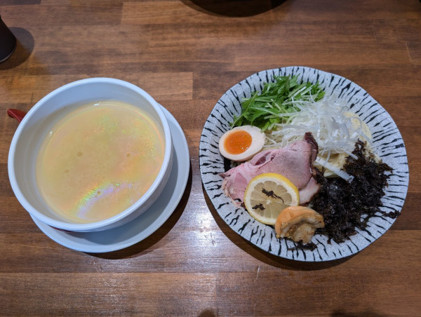 「帆立の冷製塩つけめん」@五代目むじゃきの写真