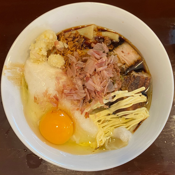 「ワンタンメン ¥1,150 まぜそば変更 ¥450」@手打ち 陰日向の写真