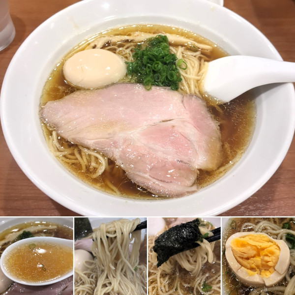 「味玉醤油ラーメン＋海苔＝1120円」@中華そば 七麺鳥の写真