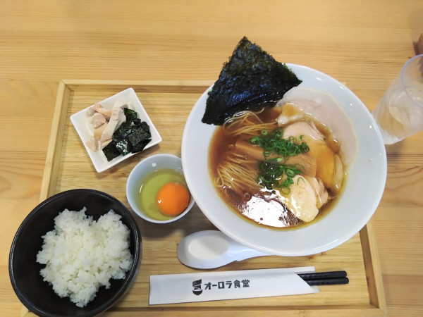 「表しょうゆセット 1150円」@オーロラ食堂の写真