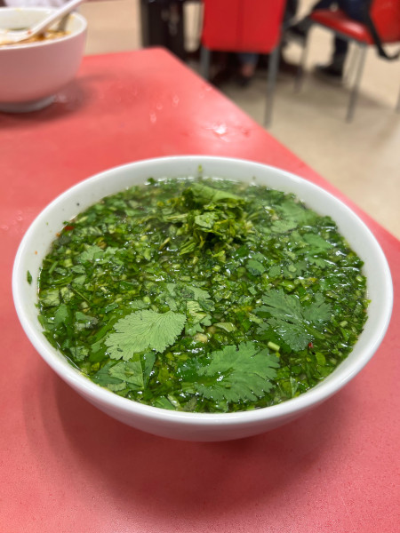 「ハーブ麺」@矢場味仙の写真