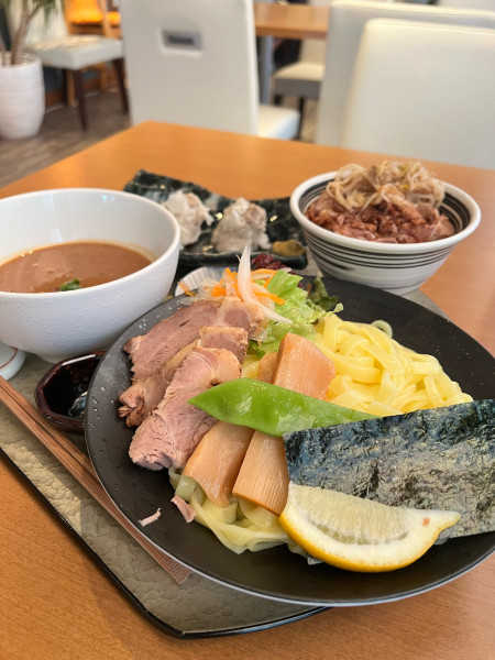 「つけ麺 炭火窯焼チャーシュー特醸 米粉麺」@つけ麺屋 醸の写真