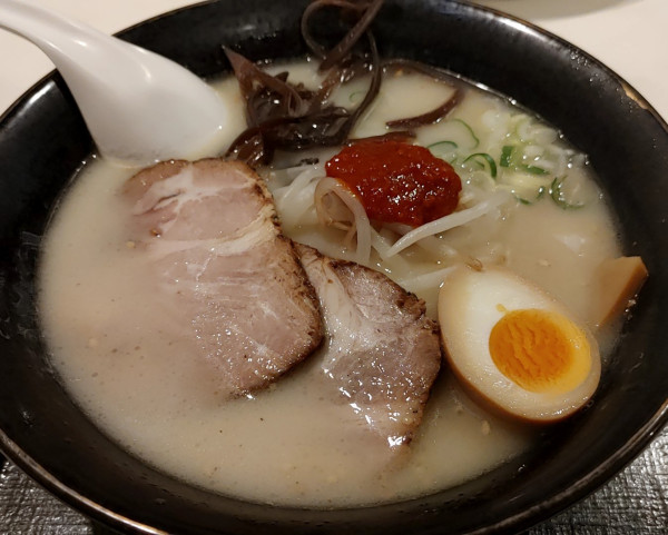 「うま辛とんこつ(とんこつ 辛みそ付)」@麺家 匠の写真