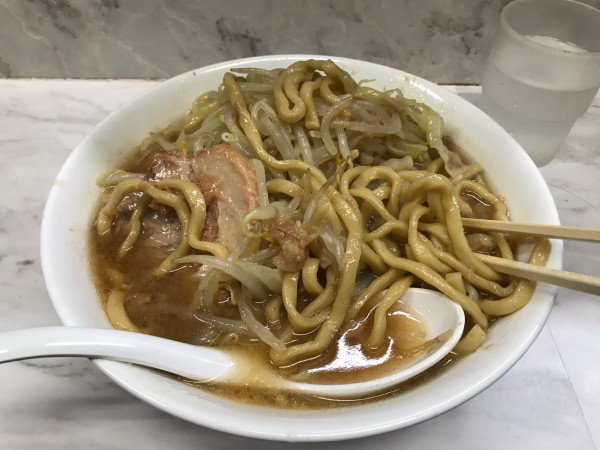 「ラーメン　野菜あぶら多め」@らーめん虎丸の写真