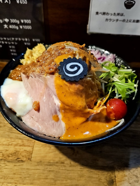 「冷やし味噌まぜそば(大)」@旨辛味噌らーめん ぼんずの写真