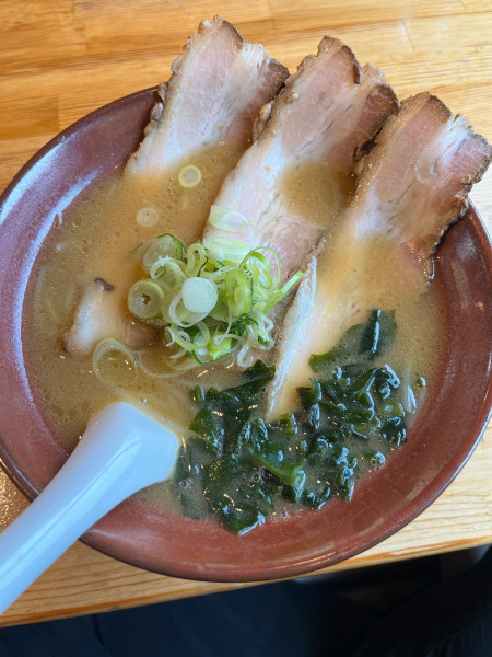 「トロ旨チャーシュー　味噌　三枚」@ラーメン寳龍 清水店の写真