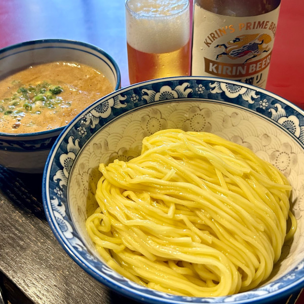 「佐蔵味噌つけそば＋瓶ビール」@麺匠 佐蔵の写真