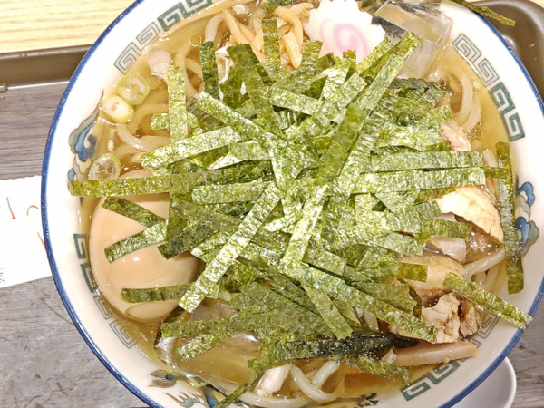 「海苔冷やかけ＋味玉」@舎鈴 田町駅前店の写真