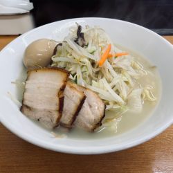 鶏ブタ塩タンメン（￥950）＋味玉（￥120）