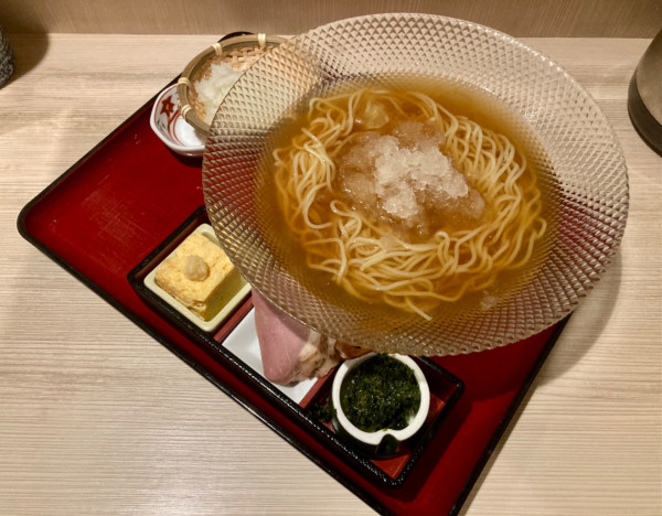 「冷やしあご出汁らあめん　　850円」@味福あさのの写真