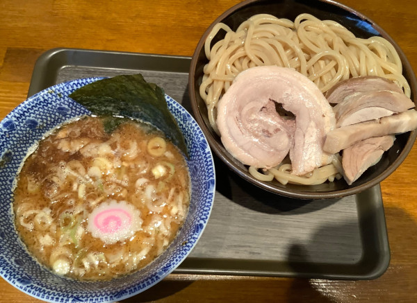 「つけ半チャーシュー中盛」@くり山の写真