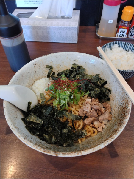 「油そば　1.5玉」@麺屋こはるの写真