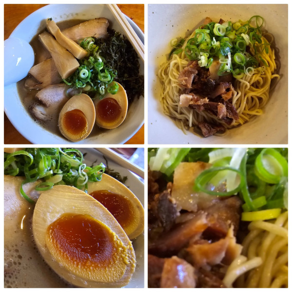 「ぜんぶのせ濃厚煮干醤油しらーめん+上州和え玉」@らーめんダイニング 庵の写真