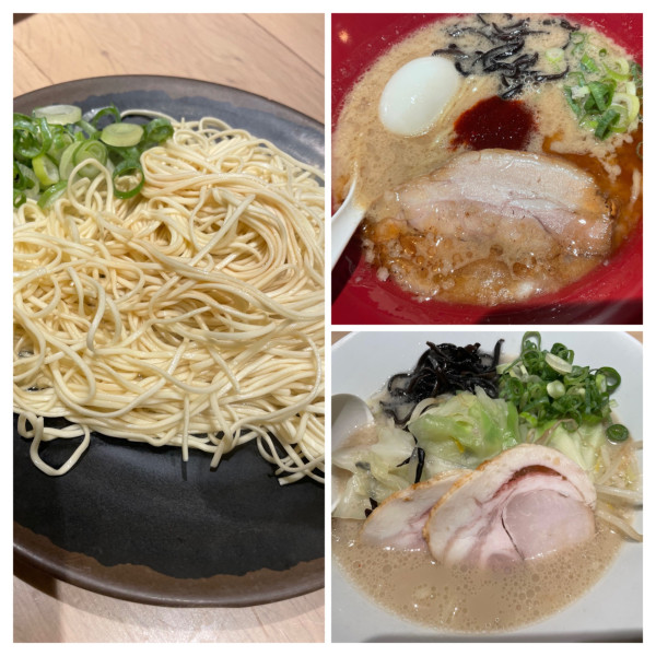 「赤丸新味1120野菜白丸1140替玉150」@博多一風堂 駒沢公園店の写真