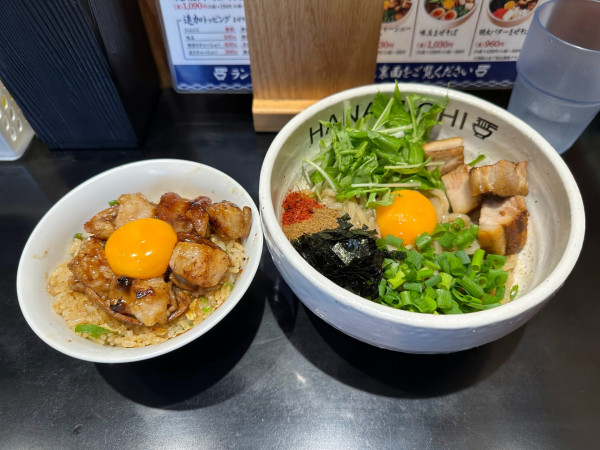 「まぜそば」@HANAMICHI 新栄店の写真