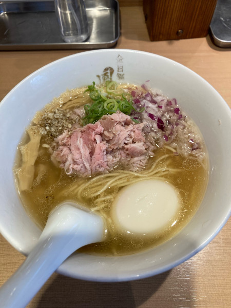 「特製金目鯛らぁ麺＋茶漬け　¥1,150＋200」@らぁ麺 鳳仙花の写真