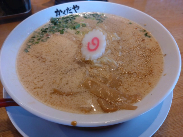 「ごまラーメン」@拉麺かくだや おもちゃのまち店の写真