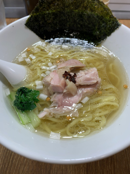 「昆布の塩らー麺(普通)」@昆布の塩らー麺専門店 MANNISH 東日本橋店の写真