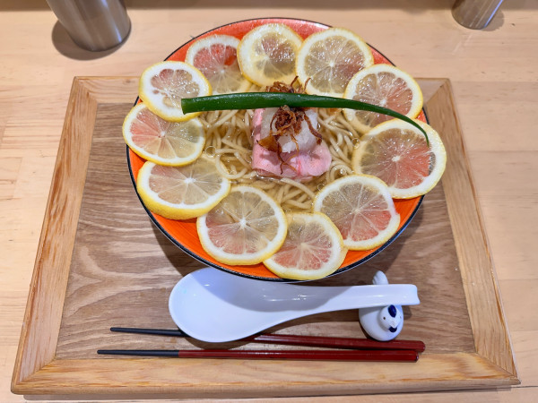 「【夏季限定】貝とレモンの爽涼冷やそば」@鶏スタイル林 富雄店の写真