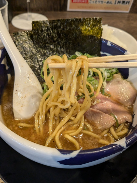 「節骨こってりラーメン」@節骨麺たいぞう 葛西店の写真