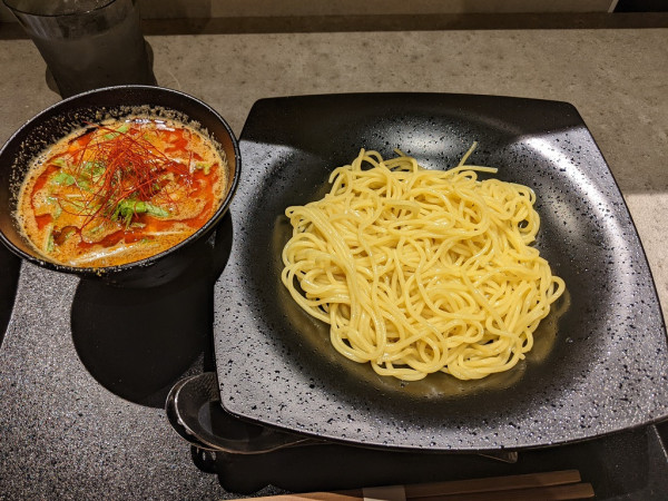 「カレー担々つけ麺」@食すの写真