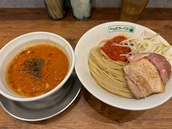 「トマト味噌つけ麺」@トマトラーメン カッパハウス 国分寺店の写真