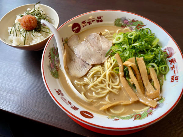 「明太ごはん定食」@天下一品 岩槻店の写真