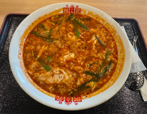 「トマト辛麺　5辛」@辛麺屋 桝元 イオンモール幕張新都心店の写真