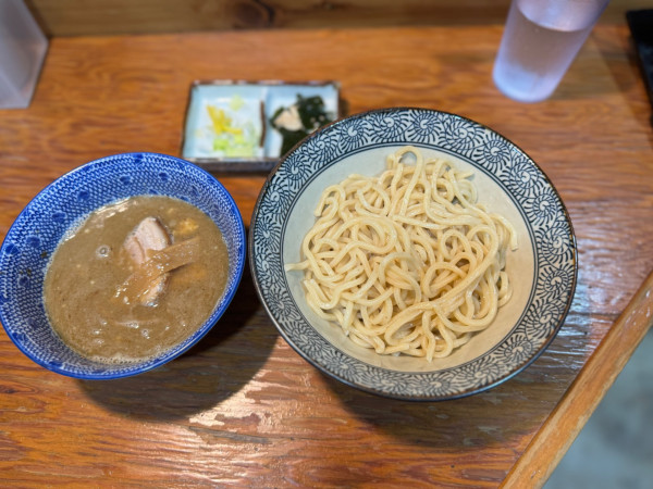 「つけめん並盛(本日の先付け付)1000円」@つけめんさなだNNSの写真