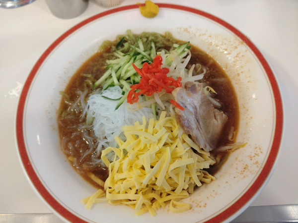 「（期間限定）冷やし中華　６００円」@博多天神 新宿東口駅前店の写真