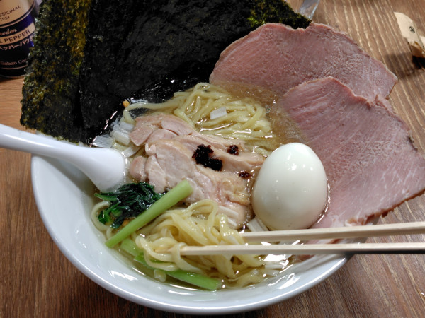 「特製昆布の塩らー麺·角煮丼」@昆布の塩らー麺専門店 MANNISH 東日本橋店の写真