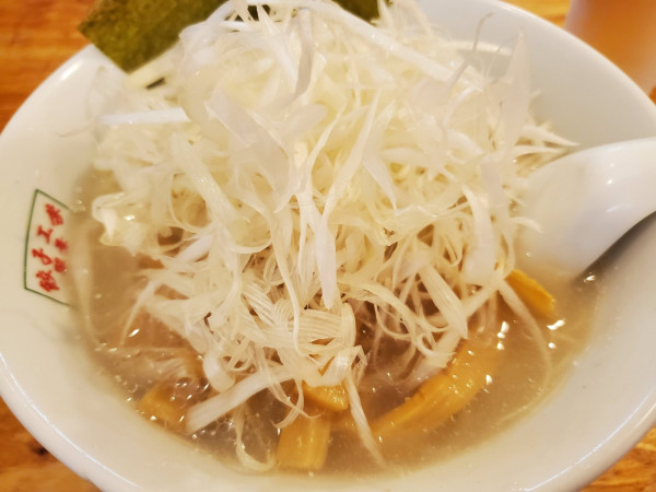 「蒸し鶏葱麺・餃子5個セット」@餃子の翠葉 桜木町店の写真