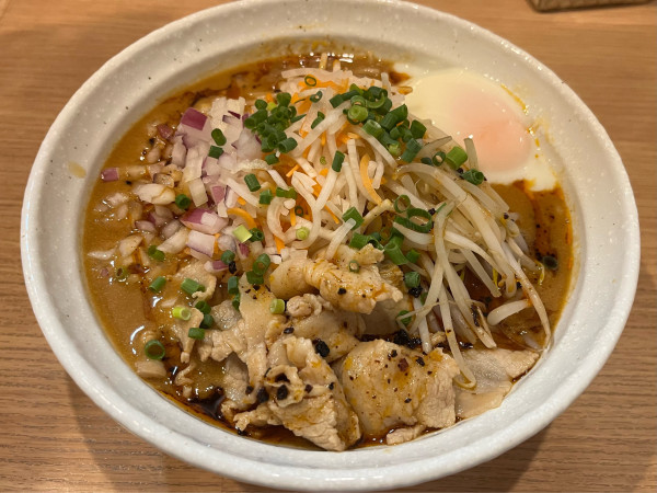 「みそらーめん 並+半熟たまご」@麺小屋 てちの写真