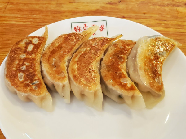 「蒸し鶏葱麺・餃子5個セット」@餃子の翠葉 桜木町店の写真