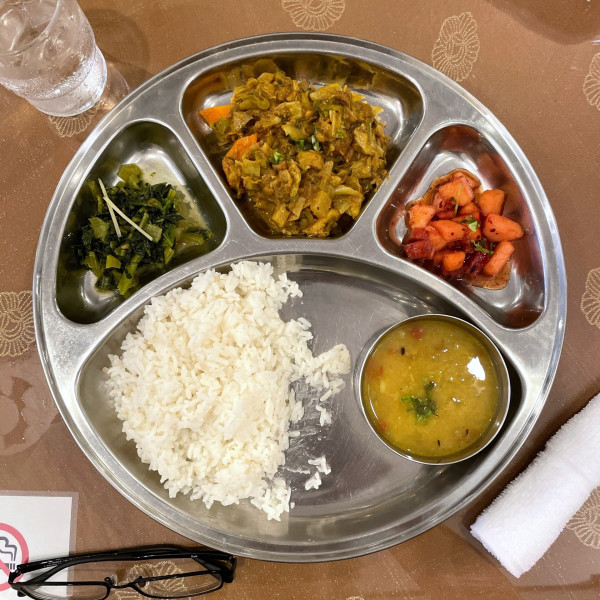 「ネパールランチセット」@サンサール 小岩店の写真