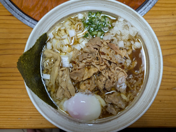 「【限定】肉そば」@はりけんラーメン 南店の写真