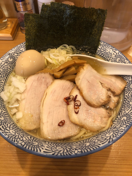 「特製ラーメン塩」@中華そば 笑歩の写真