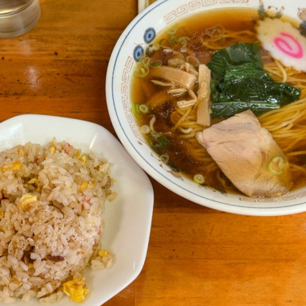 「Ａセット（半チャーハン＋ラーメン）¥850」@中華 あらきの写真