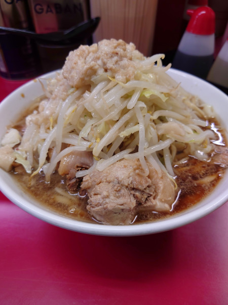 「大豚  ニンニク  アブラ」@ラーメン二郎 中山駅前店の写真