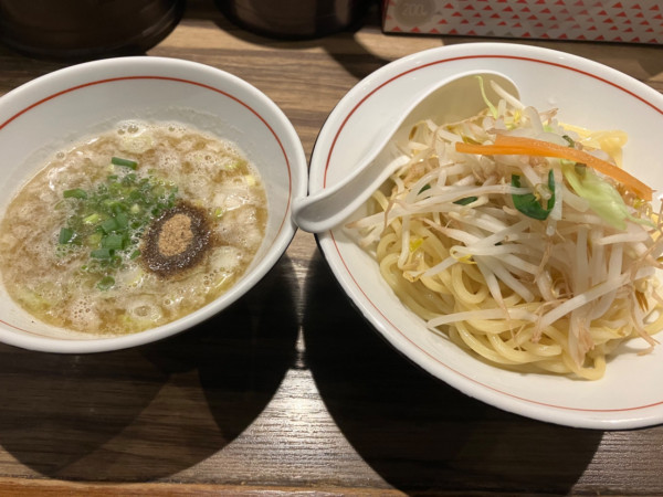 「ニボ塩つけ麺並（960円）」@麺屋 ジャイアン 田無本店の写真
