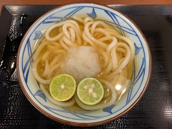 「すだちおろし 冷かけ」@丸亀製麺 船橋芝山店の写真