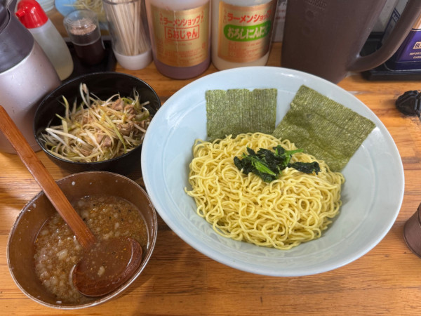 「ネギつけメン＋ネギ増し」@ラーメンショップ 椿 上彦川戸店の写真