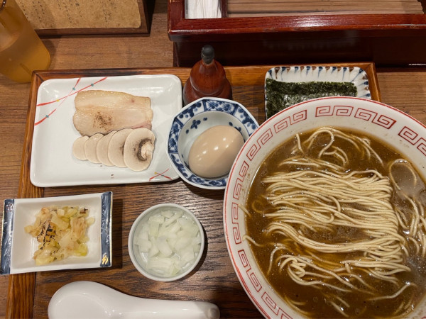 「茸」@炭火焼濃厚中華そば 奥倫道の写真