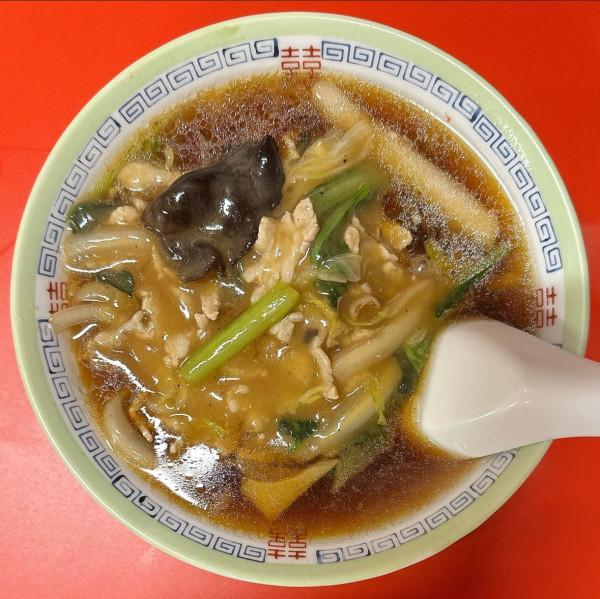 「肉そばハーフ」@中華 山田自動車の写真