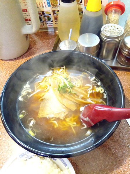 「醤油ラーメン定食800円」@ラーメン王の写真