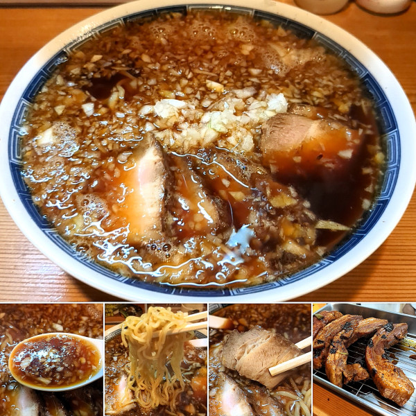 「竹岡式チャーシュー麺　1100円」@麺酒盗ざい八の写真