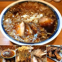 竹岡式チャーシュー麺　1100円