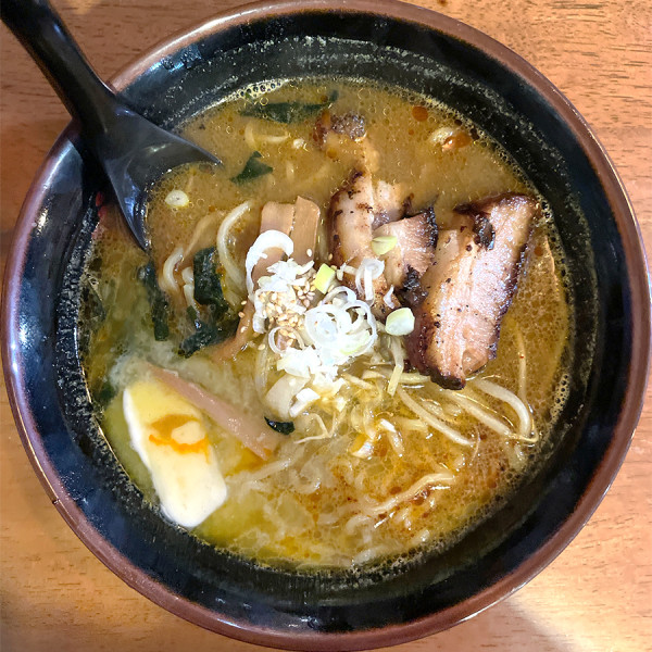 「味噌カレーラーメン＋バター」@らーめん&カレーぱんだの写真