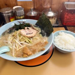 ネギラーメン+半ライス　1000円