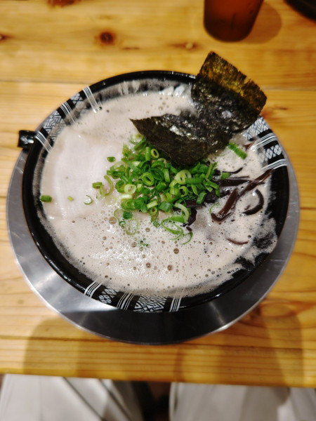 「ラーメン(ミニ)(680円)」@博多一双 新横浜ラーメン博物館店の写真